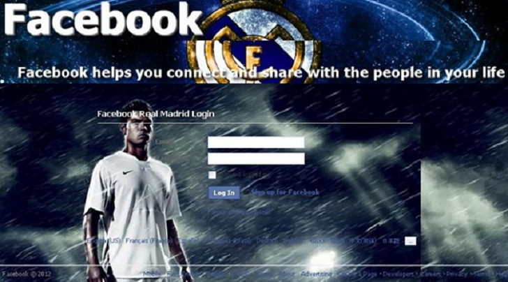 Nueva estafa en Facebook aprovecha la popularidad del Real Madrid